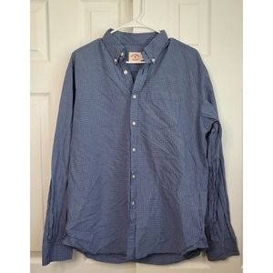 Brooks Brothers Red Fleece Blue Plaid Button Down Shirt- Size XL